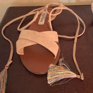 Steve Madden lace up sandals